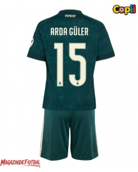 Real Madrid Arda Guler #15 Echipament de Fotbal Replică 2026-27 Copii Deplasare (+ Șorturi)
